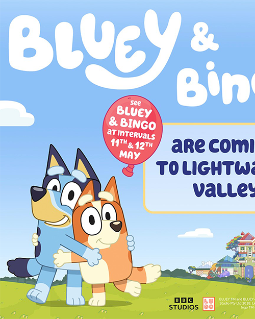 Bluey And Bingo At Lightwater Valley