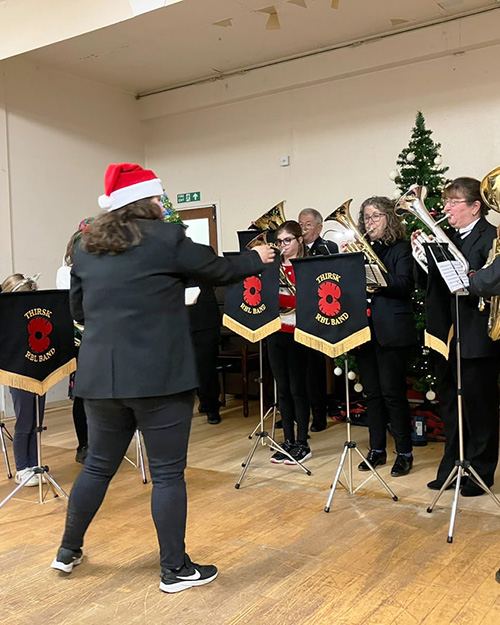 Thirsk Royal British Legion Band is 40