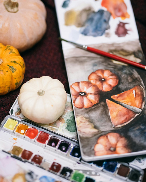 Painting Pint Pie & Peas