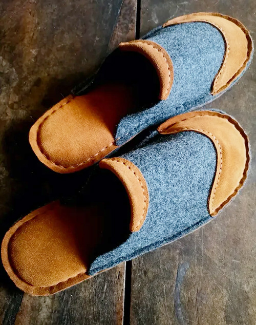 Leather Slipper Making