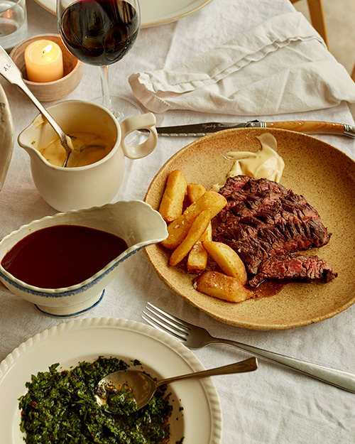 Steak & Chips Evening
