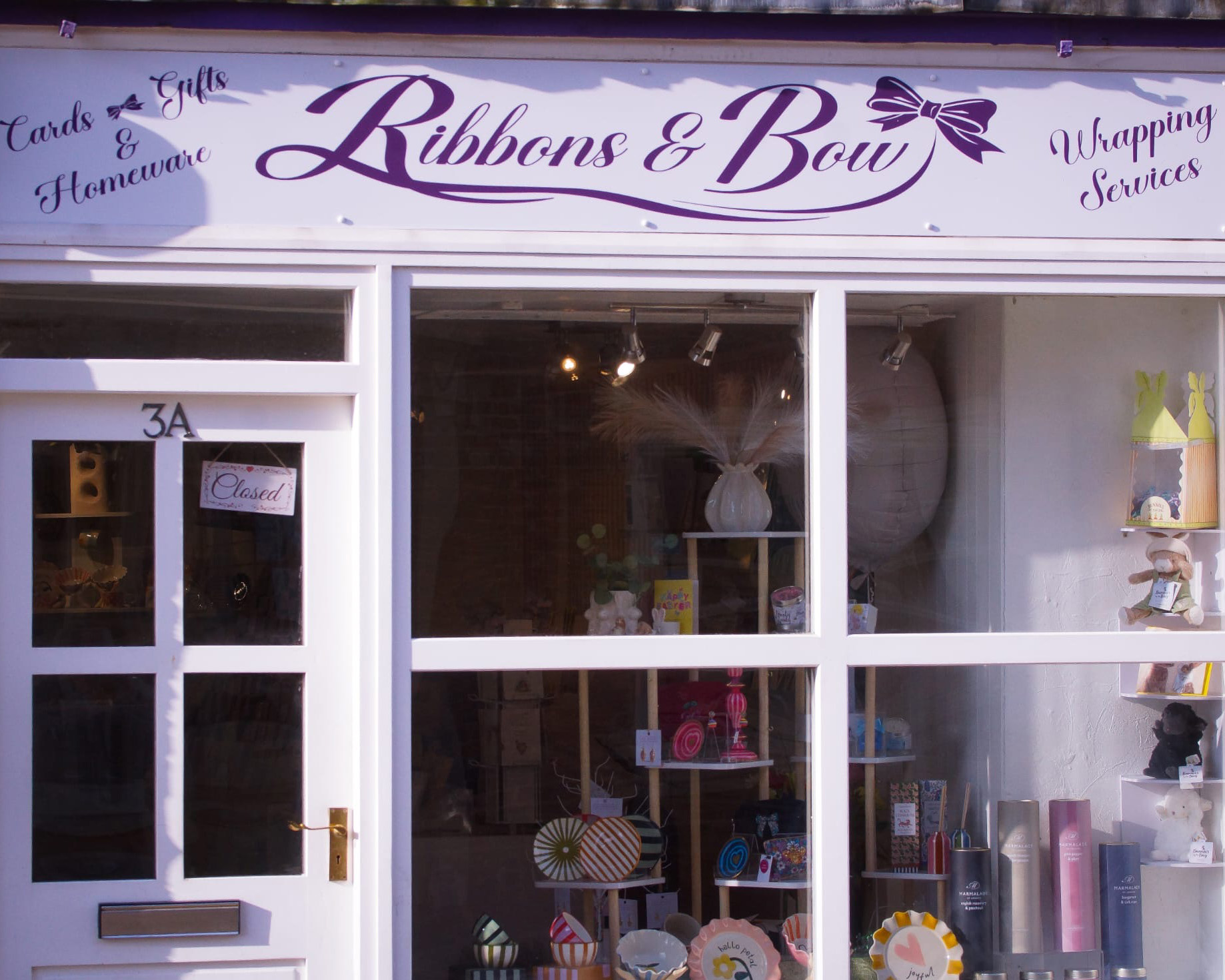 A gift card,  homeware and wrapping service shop in Kirkgate Thirsk … I’m born and bred in Thirsk as was my grandfather family..Feel very proud to own Ribbons & Bow which is named after my daughter (Rosie) and granddaughter (Beatrice)